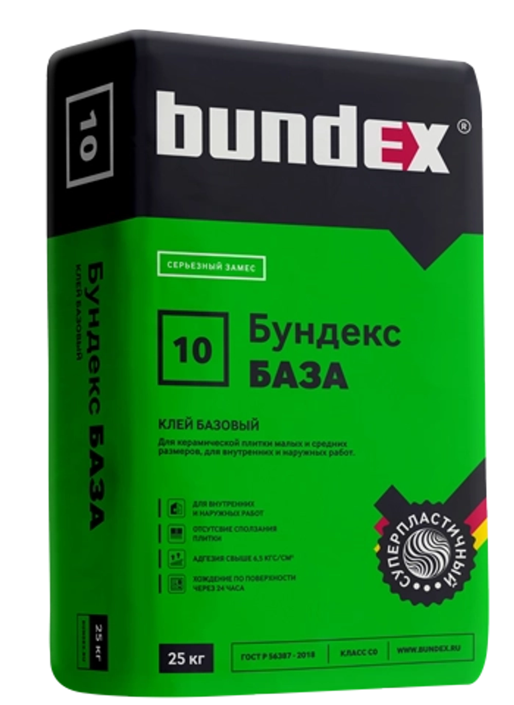 Клей плиточный "Бундекс База", 25 кг