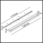 Настенный светодиодный светильник Odeon Light ARNO 3888/36WL