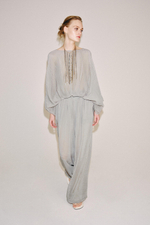 ПОЛУПРОЗРАЧНЫЕ БРЮКИ ПАЛАЦЦО — ZARA