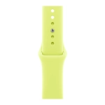 Умные часы Apple Watch Series 11 GPS, 42mm, Jet Black Aluminium Case with Neon Yellow Sport Band, M/L