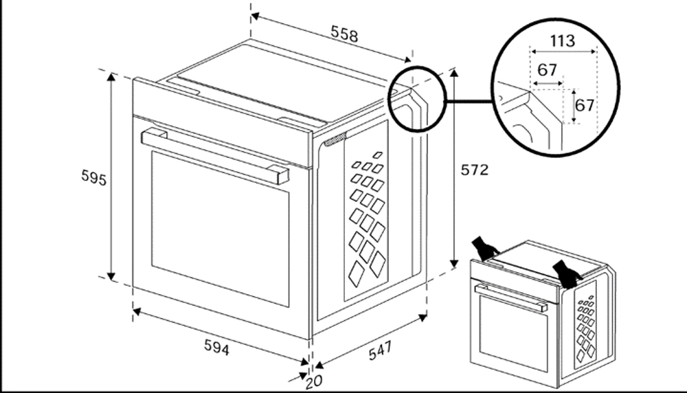 Электрический духовой шкаф Indesit IBFTS 4644 J BL