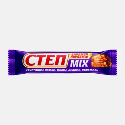 Конфета вафельная глазированная Степ Mix 40г