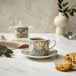 Spode Чашка с блюдцем от Morris & Co. Чайная чашка "Клубничный вор" 280 мл MCOD8751-XW