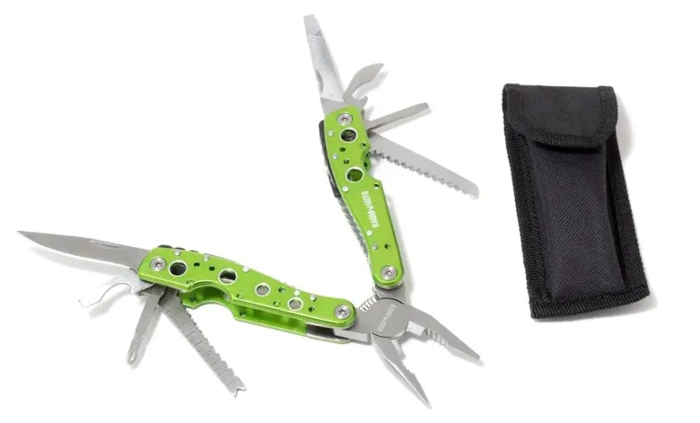 Пассатижи многофункциональные складные ''Multi Tool''11в1 (нож, открывашка, пила, надфиль, отвертки SL/РН, кусачки, плоскогубцы)в чехле Baum Auto BM-3041609