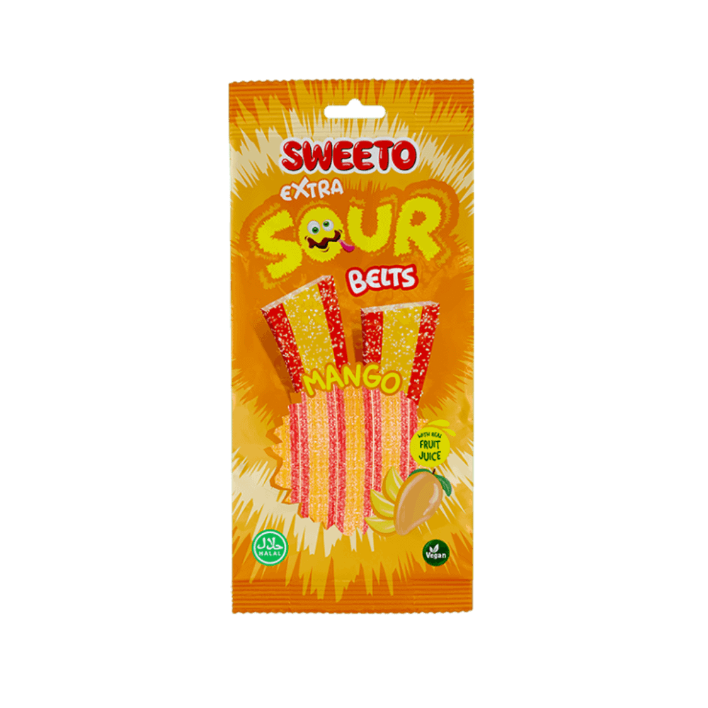 Мармелад  Sweeto Супер Кислый Ремешок Манго 75гр