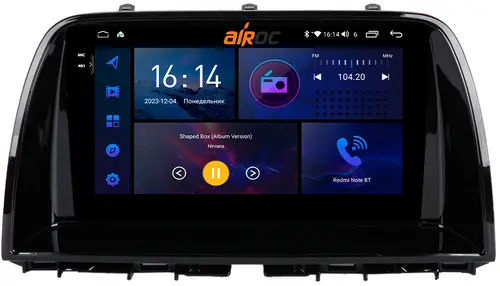 Магнитола для Mazda CX-5 2011-2017 - AIROC 2K RI-2410 Android 12, Быстрая, QLed+2K, CarPlay, SIM-слот