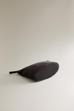 ZARA HOME САТИНОВАЯ КОСМЕТИЧКА, КОРИЧНЕВЫЙ