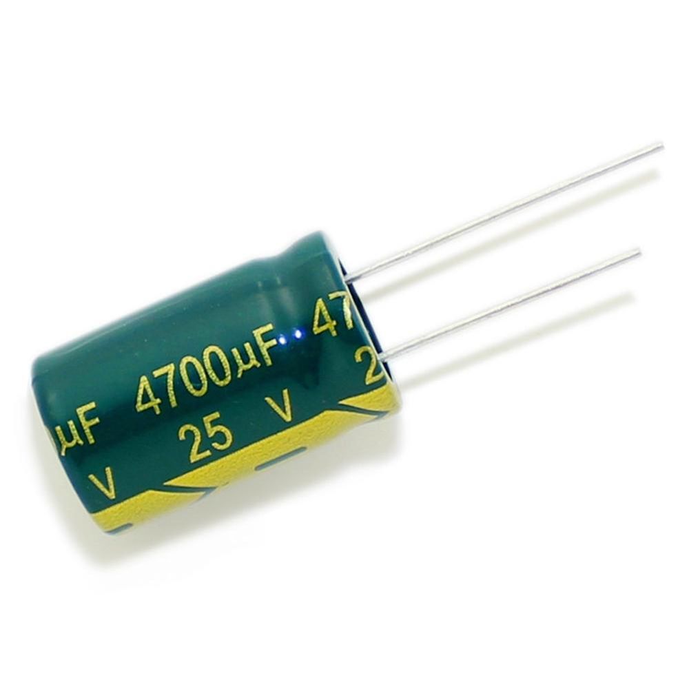 Конденсатор электролитический 25В-4700мкФ (4700uF-25V, -40+105C, 16x25мм) (1шт.)