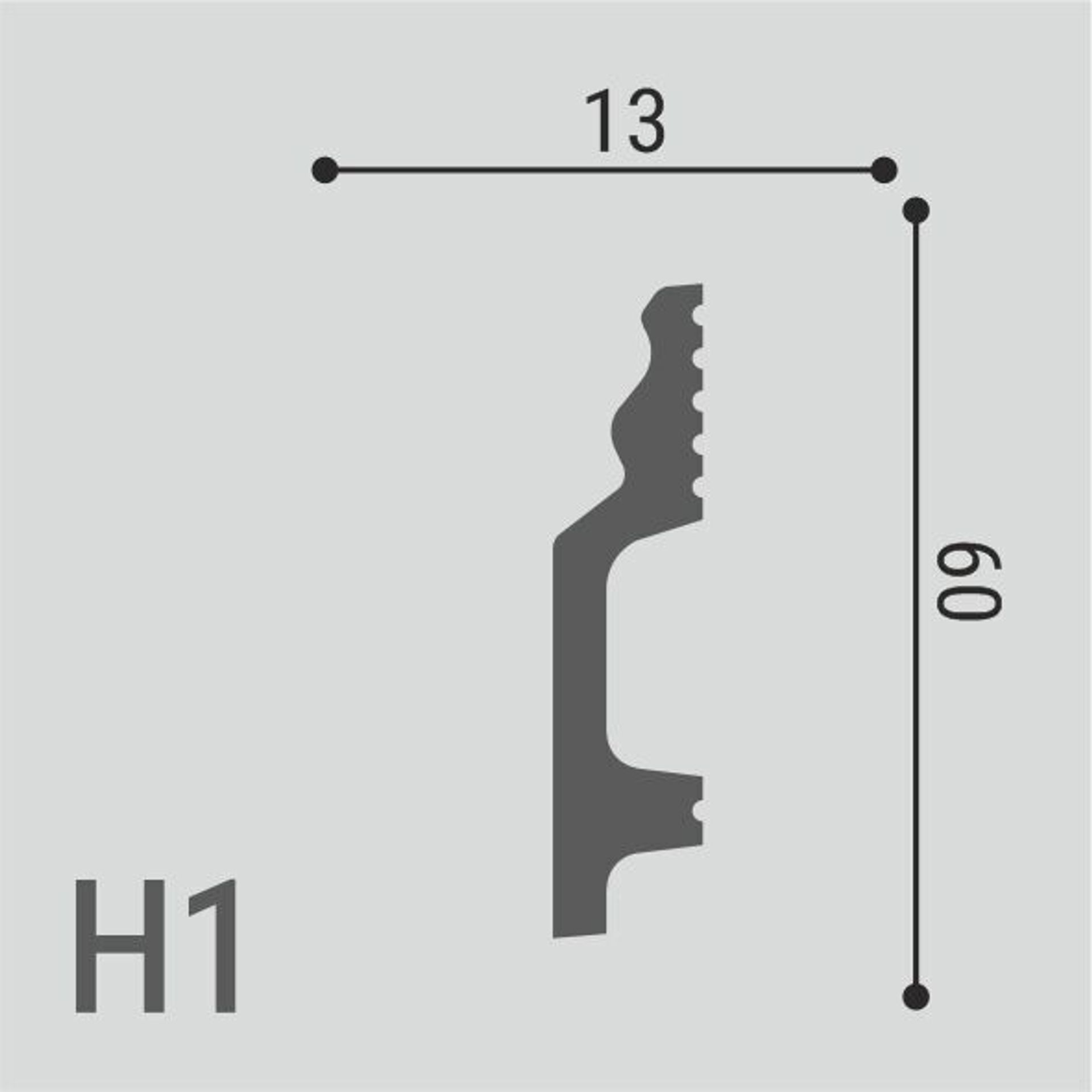Плинтус напольный  XPS POLYMER Н 1 60/13