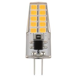 Лампа светодиодная ЭРА STD LED JC-2,5W-220V-SLC-827-G4 2,5Вт силикон капсула теплый белый свет G4 | Лампы cветодиодные Капсульные (G4, G9)