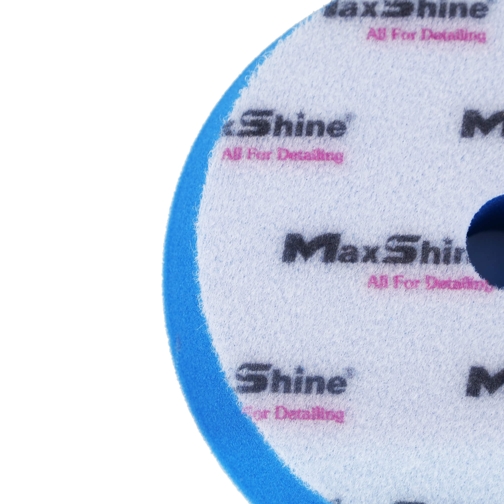 High pro Поролоновый полировальный круг MaxShine, 130-155*30 мм, средний полутвердый, синий, 2021155B