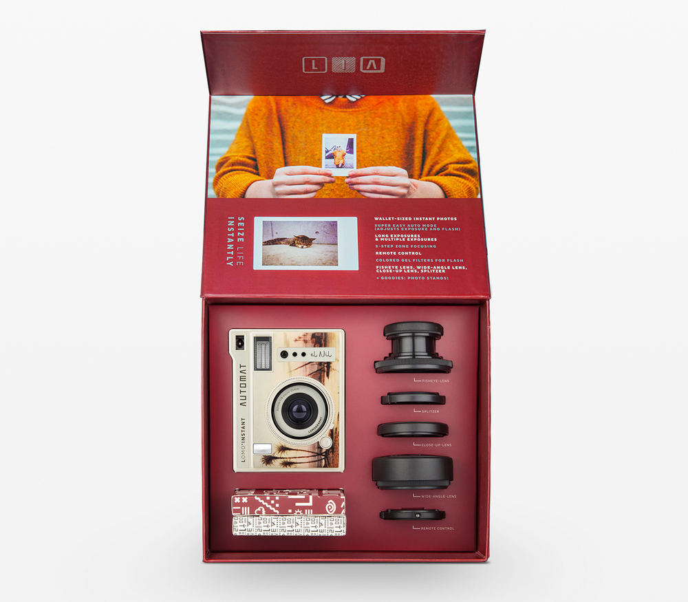 Фотоаппарат моментальной печати Lomography LOMO'Instant Automat El Nil + 3 объектива