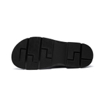 Hautton Jeans Sheepskin Dress Shoes Men"s Black