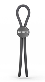 Серое эрекционное лассо на пенис Mr Dorcel (Цвет: серый)