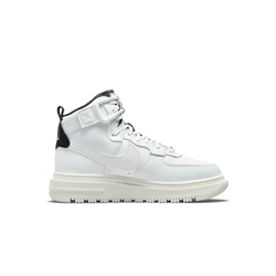 alt="Ботинки Nike Air Force 1 High Utility 2.0 Summit White арт. DC3584-100 белая расцветка с черными акцентами вид спереди"