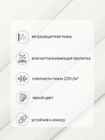Оксфорд 600D PU1000 220 г/м², 150 см / 1 метр, ОКС.TBY600D.S501.1, S501 белый