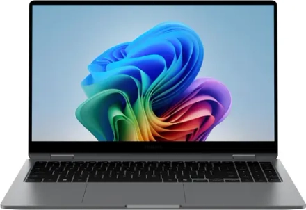Ноутбук Samsung Galaxy Book 5 360 NP750 Core Ultra 7 256V 16Gb SSD512Gb Intel Arc 140V 15.6" AMOLED Touch FHD (1920x1080) Windows 11 Home grey WiFi BT Cam (NP750QHA-LG2IN)