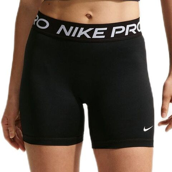 Женские Шорты теннисные Nike Pro Dri-Fit 365 5in - black/white