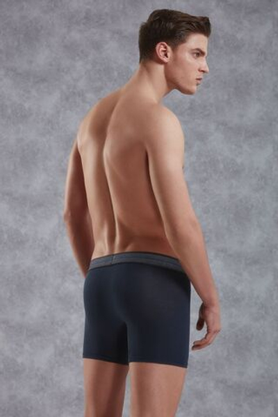 Мужские облегающие трусы-боксеры Doreanse Jeans (Размер: XXL) (Цвет: темно-синий)