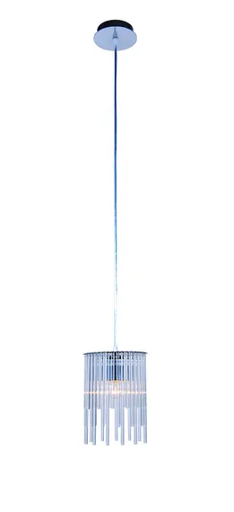 Светильник подвесной NewRgy 5677R/1A CHROME, 40 Вт, хромированный
