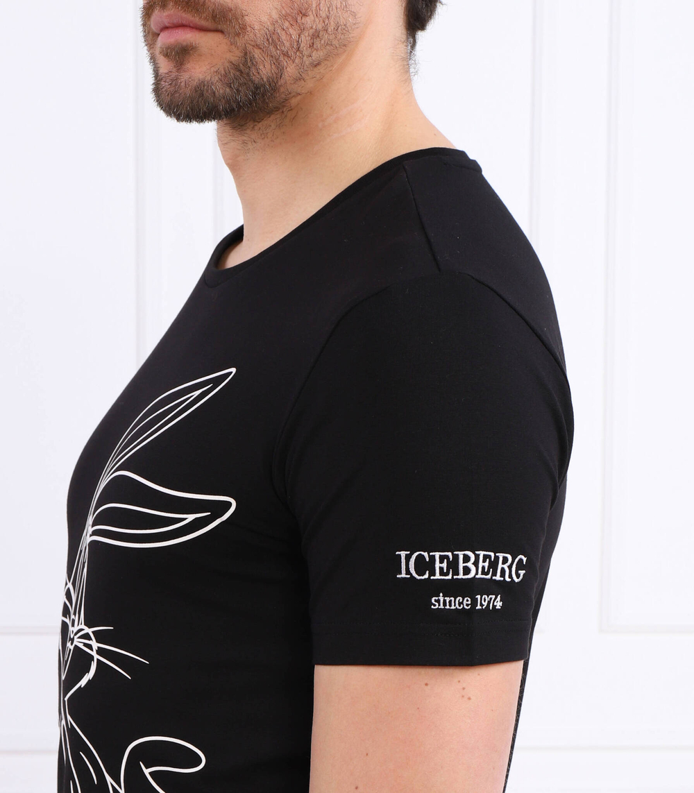 футболка iceberg x looney tunes Iceberg - черный(232 I1P F012 639A)