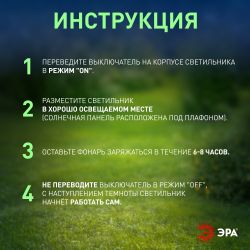 Светильник уличный ЭРА ERASF012-31 садовый неоновый Кактус на солнечной батарее | Садовые декоративные светильники