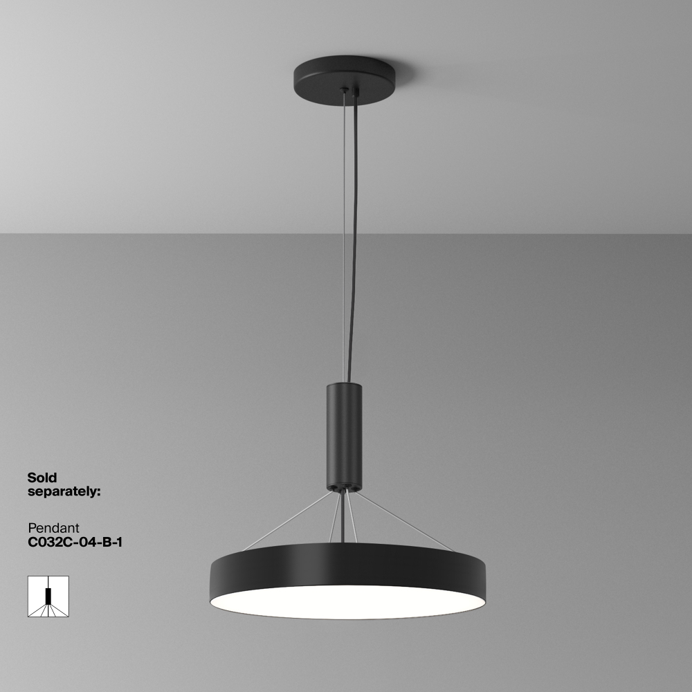 Потолочный светодиодный светильник Maytoni Zon C032CL-45W4K-RD-B