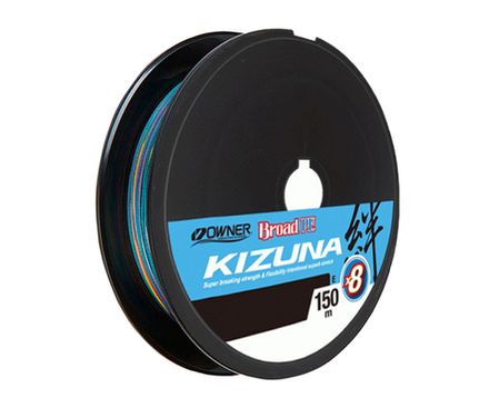 OWNER Шнур Kizuna X8 Broad PE multi color 10м 150м 0.15мм 8.2кг