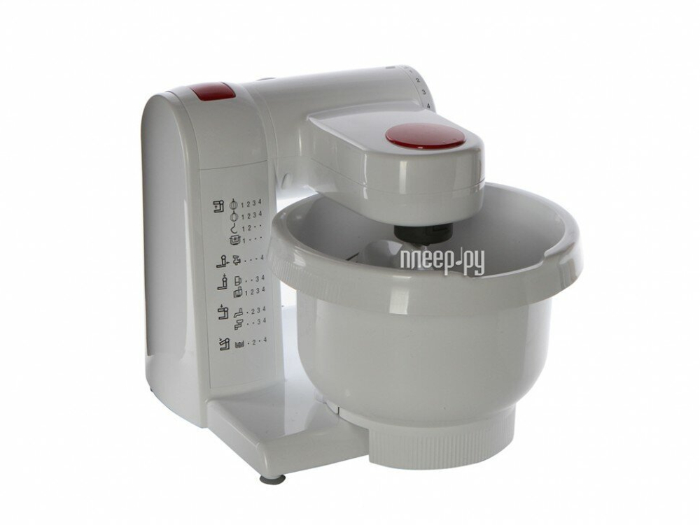 Кухонная машина BOSCH MUM4 MUMP1000, белый/красный