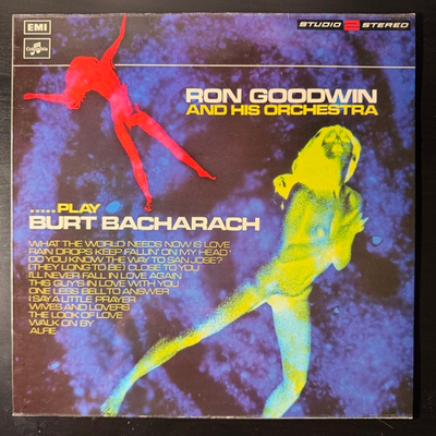 Ron Goodwin & His Orchestra ‎– Play Burt Bacharach (Англия 1972г.) Promo