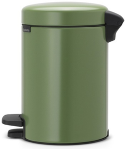 Ведро Brabantia NewIcon 3л зеленый мох сбоку