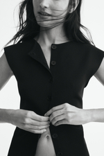 Длинный трикотажный жилет - H&M