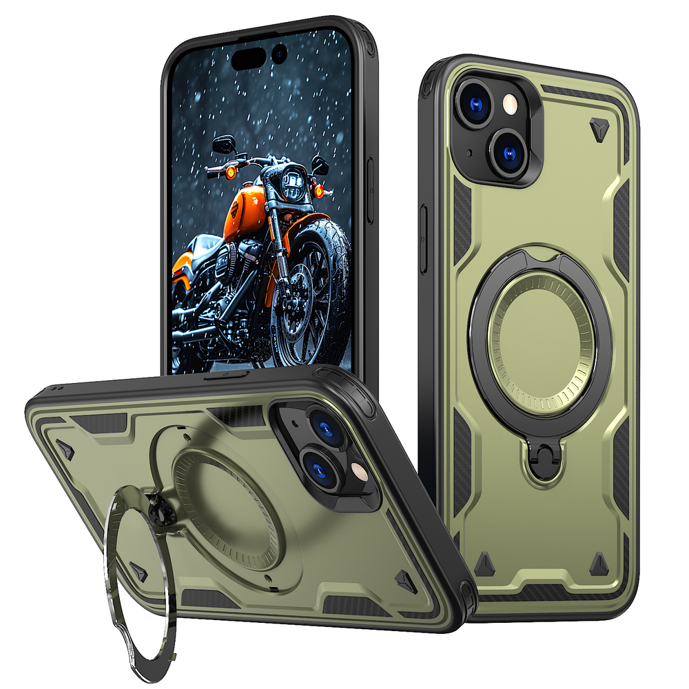 Чехол Magneto Case с кольцом для iPhone 15