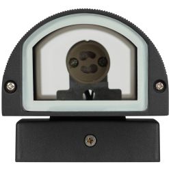 Светильник уличный настенный ЭРА «Адрия» GBW-102-BL-0230 230В 2хGU10 IP54 вверх/вниз черный | Садово-парковые светильники