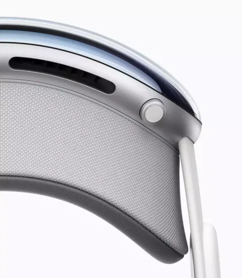 Очки виртуальной реальности Apple Vision Pro, 1 ТБ, серебристый/белый