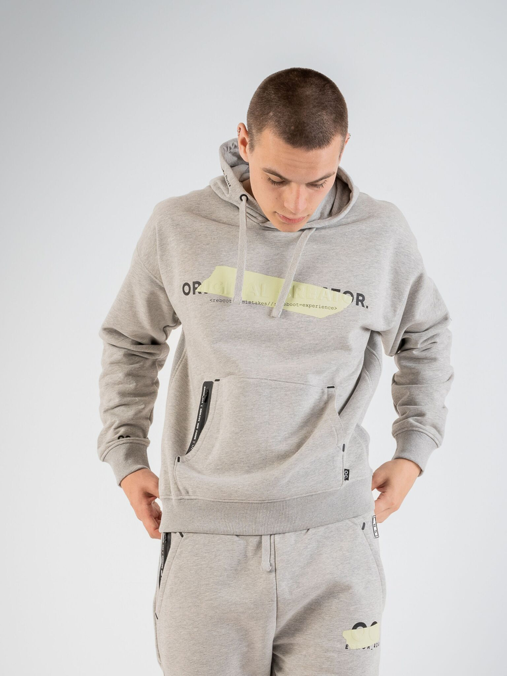 Худи мужское ORIGINAL CREATOR ERROR_404 HOODIE, Бежевый