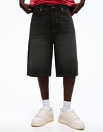 Мужские джинсовые бермуды baggy fit, арт. 1022/180 - BERSHKA