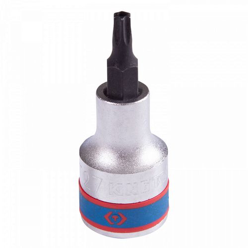 KING TONY (402727) Насадка (бита) торцевая 1/2", Torx, T27, L = 60 мм, с отверстием