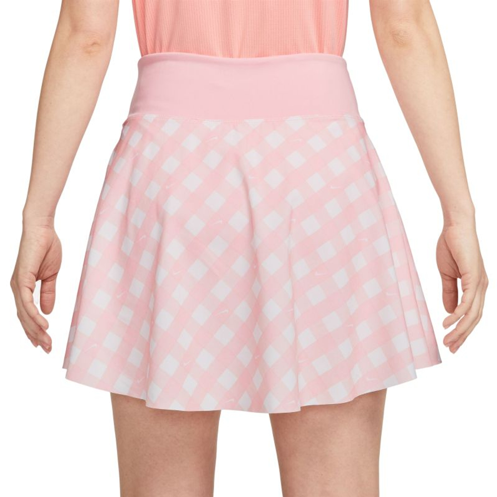 Теннисная юбка Nike Court Dri-Fit Advantage Print Club - med soft pink/black