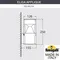 Настенный светильник уличный Elisa DS2.562.000.LXD1L Fumagalli