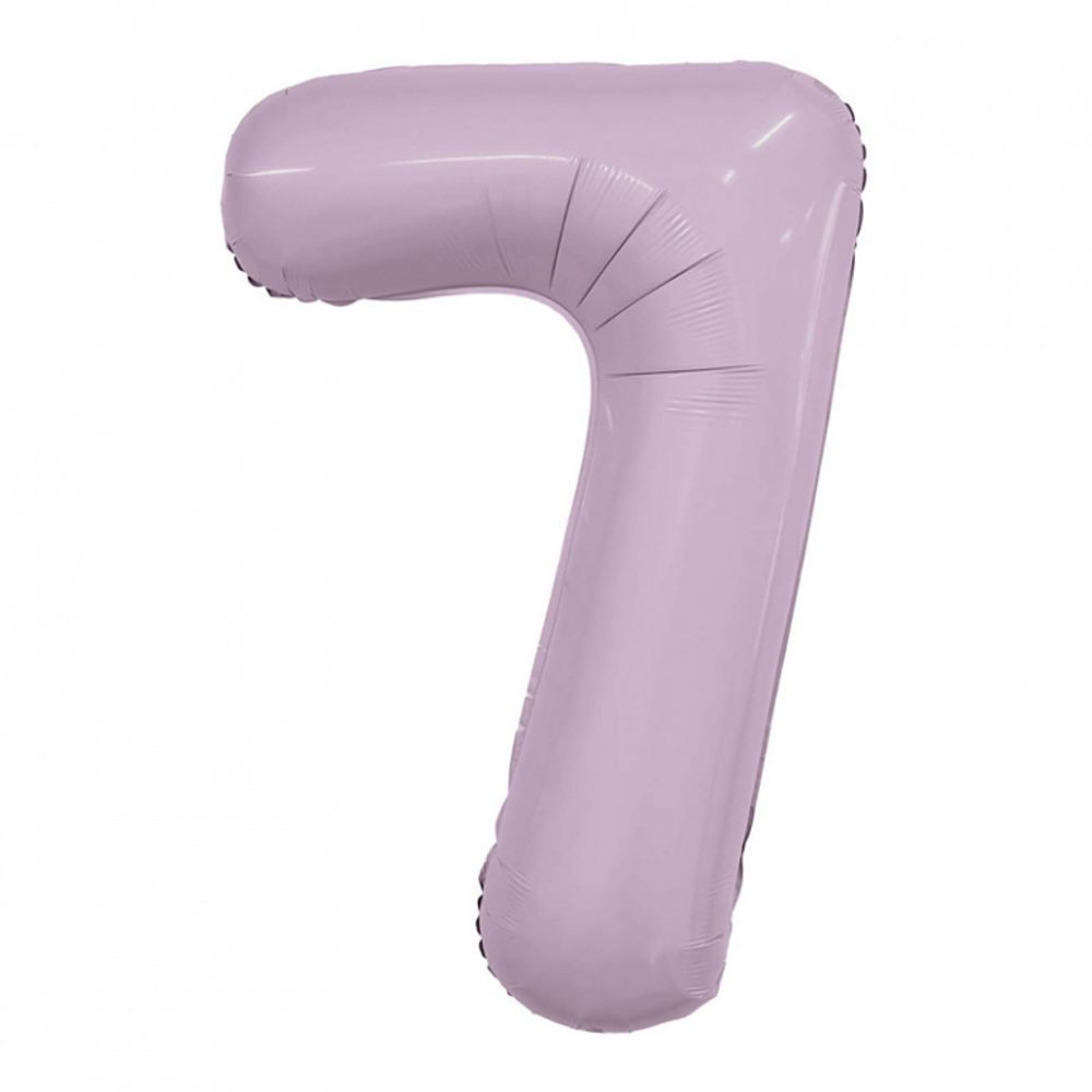 Agura Шар 40" / 102 см "Цифра 7" Орхидея Slim (БГ-60) 