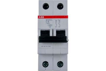 Автоматический выключатель ABB SH202L 2-полюсный  C6 4,5кА