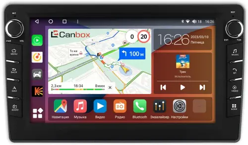 Магнитола для ГАЗель Бизнес 2017-2024+ (рамка-накладка под 10") - Canbox 10-1863 Android 10, Быстрая, CarPlay, 4G SIM-слот