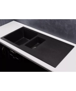 Кухонная мойка Kuppersberg MODENA 1,5B2D BLACK фото 2