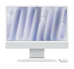 Моноблок Apple iMac 24 (2024) M4 16/512 ГБ Серебристый (MWUV3) 10C CPU / 10C GPU