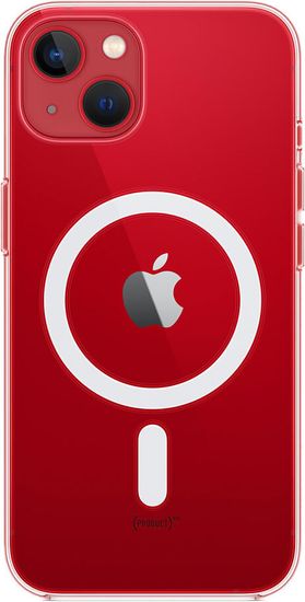 Чехол Apple MagSafe для iPhone 13, поликарбонат, прозрачный