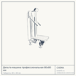 Дельта-машина профессиональная 80х80 мм — от 179 000 ₽