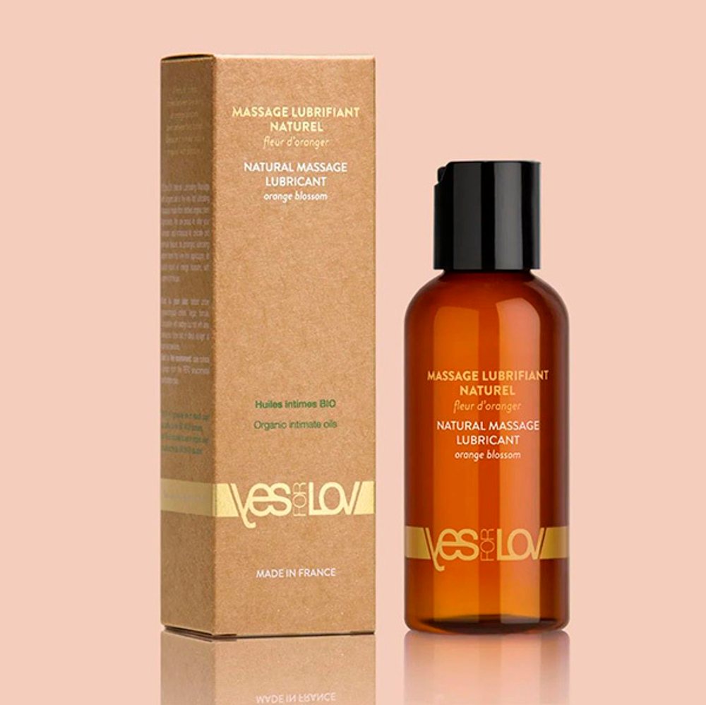 Натуральная массажная смазка YESforLOV Natural Lubricant Orange Blossom 100мл