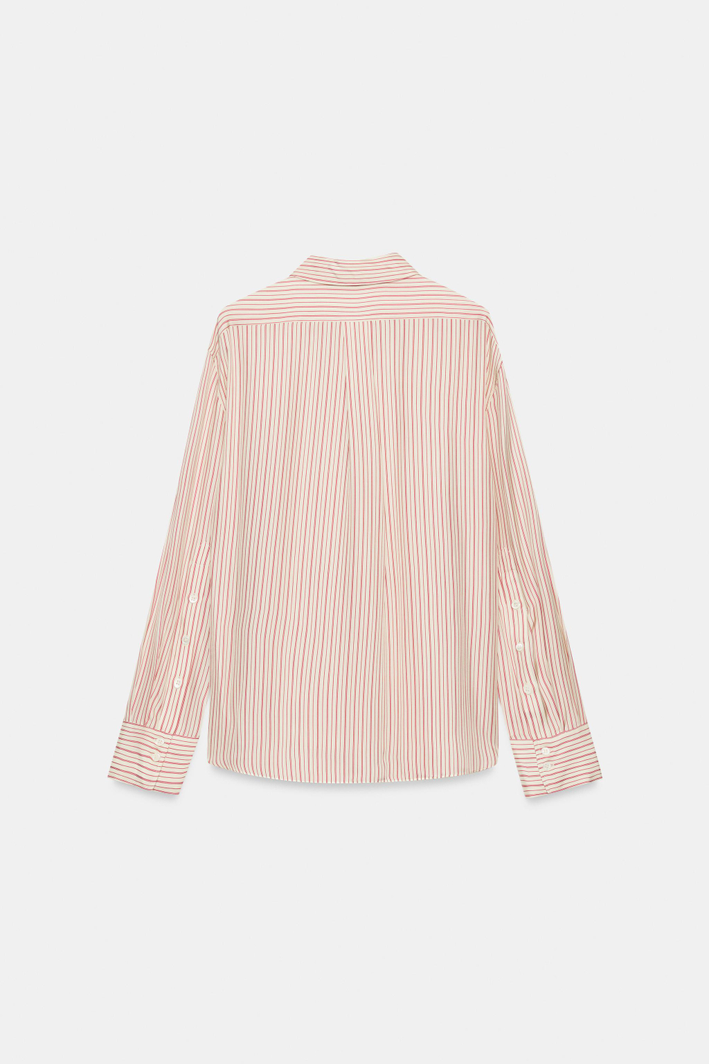 РУБАШКА В ПОЛОСКУ С ШЕЛКОМ — ZW COLLECTION — ZARA