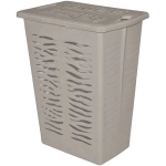 Корзина для белья Rambai 30л 37,7*26,1*49,2см серый